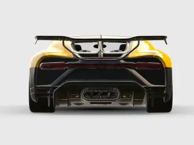 Bugatti Chiron Pur Sport 3D model