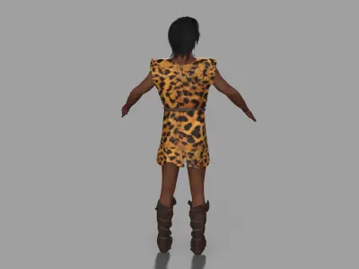 hominid Low-poly 3D model