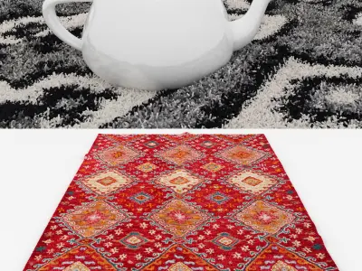 Rugs No 215 Low-poly 3D model