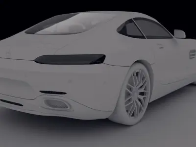 Mercedes AMG GT 3D model