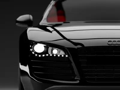 audi R8 3D model