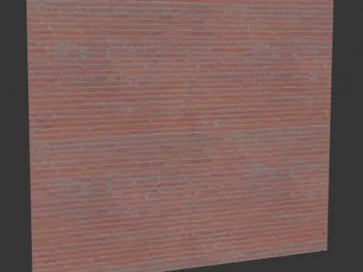Ultra realistic Brick wall Scan 3D model