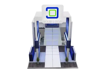 Booth Exhibition Stand a520a 3D model