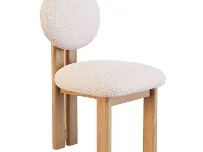 Burke Decor Colton - Dining Chair 3D model