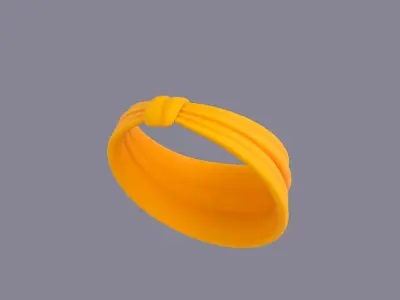 Lady Headband 3D model