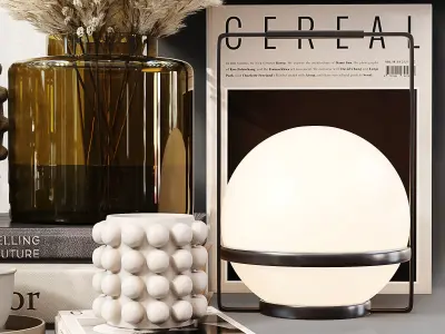 Decorative Set 099 Low-poly 3D model