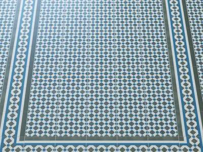 Ceramic floor tile STAMFORD 3D model