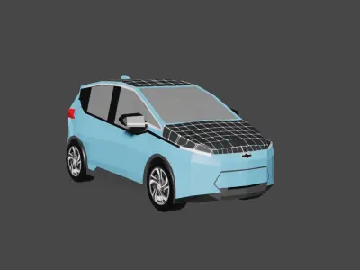 Chevy Bolt EV Premier Solar Powered Low-poly 3D model