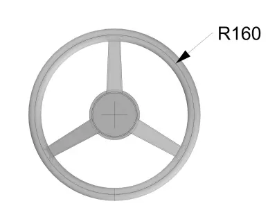 Steering Wheel  3D model