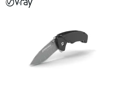 Sleek Utility Knife with Retractable Blade model pack Low-poly 3D model