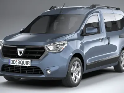 Dacia Dokker 2022 3D model
