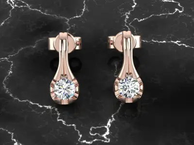 Jewelry Earring 3D print model