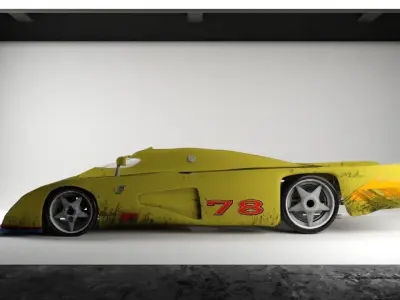 Dome Zero RL80 Low poly renderable Low-poly 3D model