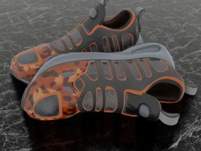 CUSTOM 3D SHOE - AVATAR SHOE Low-poly 3D model
