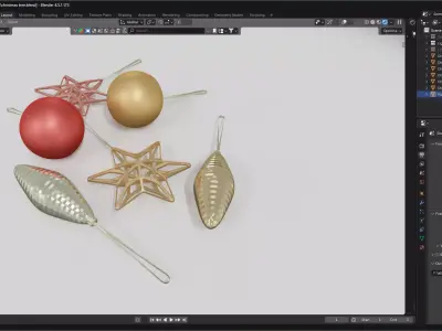 christmas light 3D model