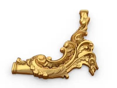 Classic decor ornament 80 3D model