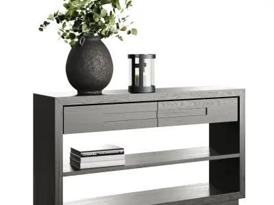 Console Table Hunter Set 3D model