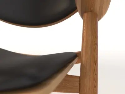 CH28P Carl Hansen and Son Armchair by Hans J Wegner 3D model