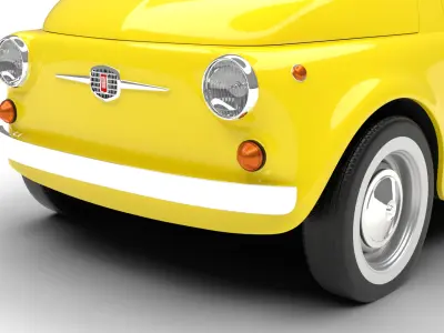 Fiat 500 1959 3d model  3D model