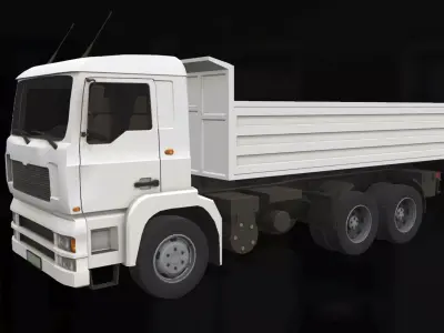 Truck Low-poly 3D model