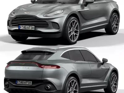 Aston Martin DBX 3D model