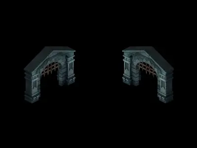 Game The Palace - Shimen 01 3D model