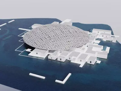 Louvre Abu Dhabi 3D model