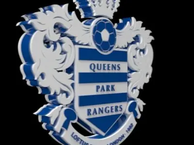Queens Park Rangers Football Club Crest 3D model