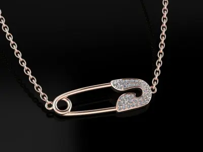 Pin Pendant 3D print model