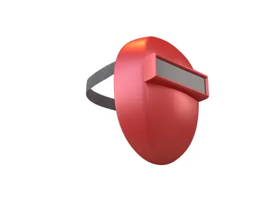 Welding Mask v1 004 Low-poly 3D model