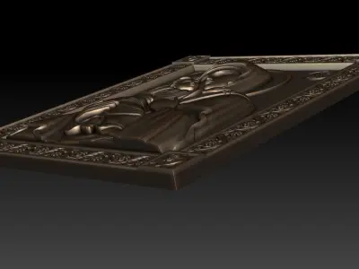 Vladimir Icon of the Mother of God 3D model