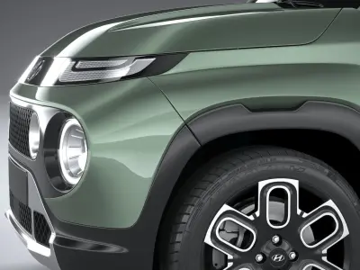 Hyundai Casper 2025 3D model