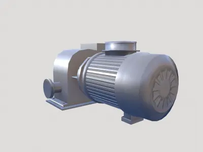 Motor Lowpoly Low-poly 3D model