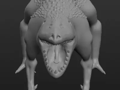 Crocanosa dinosaur 3D model