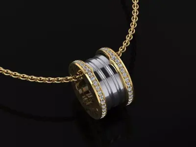 Bvlgari Pendant  3D print model