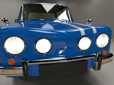 Renault 8s Gordini 3D model