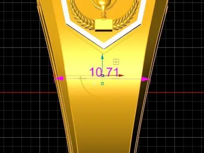 Soccer Ring 3D print model