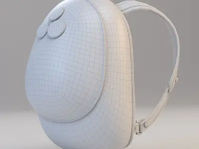 Cartoon Sport Backpack 3D model