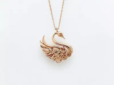 The Swan 3D print model