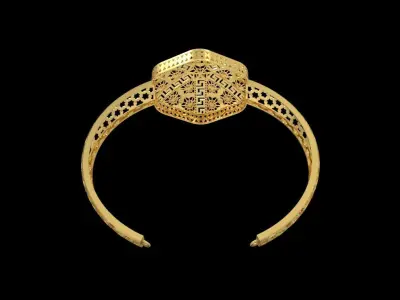 Fusion Gold Wristband RABBW11 3D print model