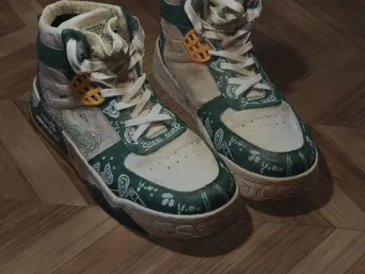 Worn Dirty Sneaker Photoscan 3D model