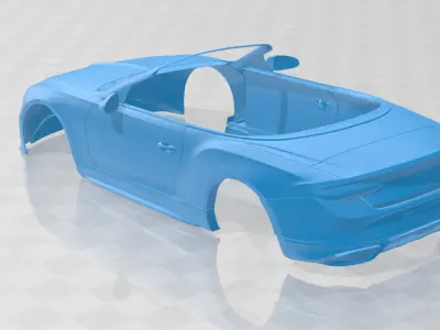 Bentley Continental GTC Speed 2025 - Body Car STL Model 3D print model