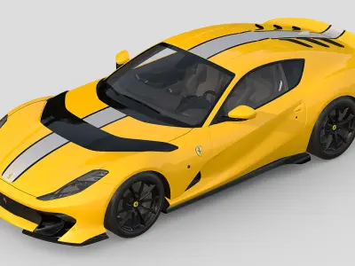 Ferrari 812 Competizione 3D model