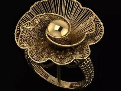 Turkish Ring 3D print model