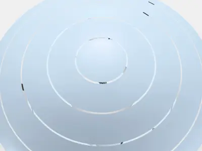 HYBY Ceiling lamp Low-poly 3D model