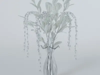 Winter bouquet 3D model