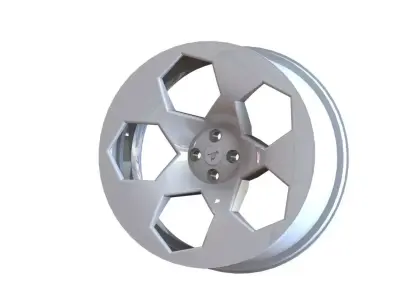 Aluminium wheel 3D model