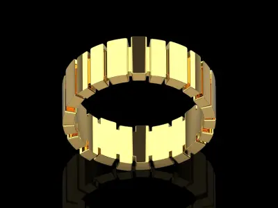 Gem Ring N130 3D print model