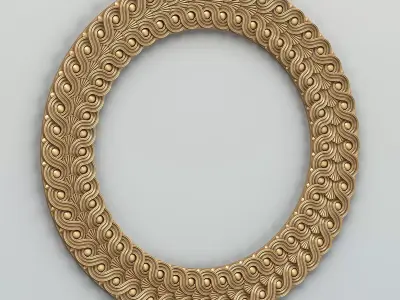 Round rosette 050 3D model