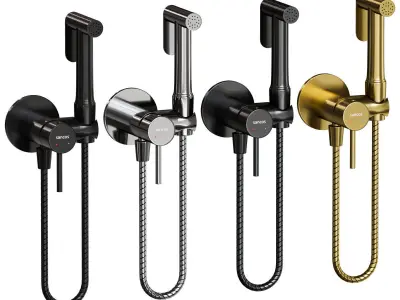 Faucet set Sancos Etna 3D model